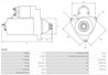 ELECTROMOTOR AS-PL S2009 - Compatibil cu NISSAN
