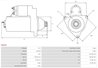 ELECTROMOTOR AS-PL S2010 - Compatibil cu ISUZU, OPEL, VAUXHALL