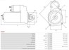 ELECTROMOTOR AS-PL S3005 - Compatibil cu CITROEN, FIAT, PEUGEOT