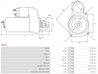 ELECTROMOTOR AS-PL S3029 - Compatibil cu CITROEN, DS, MINI, OPEL, PEUGEOT, TOYOTA, VAUXHALL