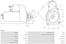 Electromotor AS-PL S3035
