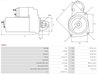 ELECTROMOTOR AS-PL S3091 - Compatibil cu CITROEN, DS, FIAT, MINI, OPEL, PEUGEOT, SUZUKI, TOYOTA, VAUXHALL