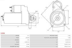 Electromotor AS-PL S3098