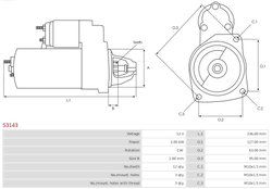 Electromotor AS-PL S3143