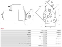 Electromotor AS-PL S5210