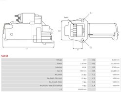 Electromotor AS-PL S6038