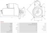 ELECTROMOTOR AS-PL S6215S - Compatibil cu HONDA