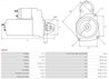 ELECTROMOTOR AS-PL S9033 - Compatibil cu FORD, FORD AUSTRALIA, VOLVO