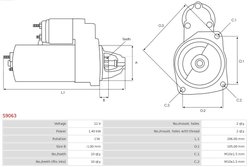 Electromotor AS-PL S9063