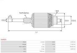 ARMATURA DEMAROR AS-PL SA4023 - Piesa auto compatibila cu mai multe marci