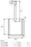 PERIE ELECTROMOTOR AS-PL SB2005 - Piesa auto compatibila cu mai multe marci