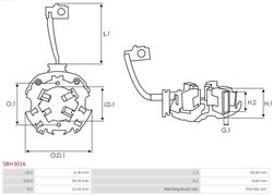CAPAC SOC,CARBURATOR AS-PL SBH3016 - Piesa auto compatibila cu mai multe marci
