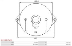 capac soc,carburator AS-PL SBH3018(VALEO)