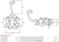 CAPAC SOC,CARBURATOR AS-PL SBH3029(VALEO) - Piesa auto compatibila cu mai multe marci