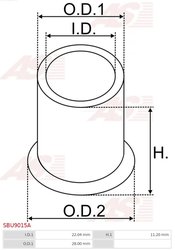 Bucsa arbore demaror AS-PL SBU9015A
