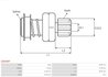 CUPLAJ UNISENS ELECTROMOTOR AS-PL SD0004P - Piesa auto compatibila cu mai multe marci