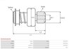 CUPLAJ UNISENS ELECTROMOTOR AS-PL SD3033(VALEO) - Compatibil cu CITROEN