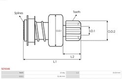 Cuplaj unisens electromotor AS-PL SD5046