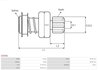 CUPLAJ UNISENS ELECTROMOTOR AS-PL SD5082 - Piesa auto compatibila cu mai multe marci