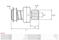 Cuplaj unisens electromotor AS-PL SD5118