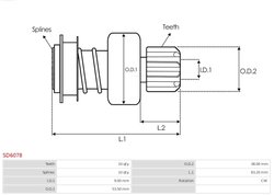 Cuplaj unisens electromotor AS-PL SD6078