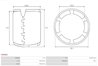 BOBINA CUPLAJ, DEMAROR AS-PL SF9003 - Piesa auto compatibila cu mai multe marci