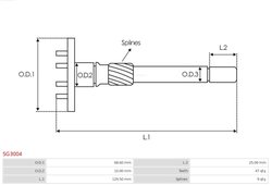Kit reparatie electromotor AS-PL SG3004