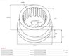 Kit reparatie electromotor AS-PL SG3017