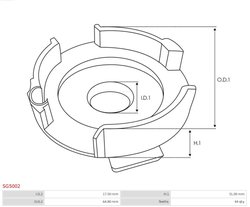 Kit reparatie electromotor AS-PL SG5002