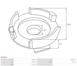 Kit reparatie electromotor AS-PL SG6011S