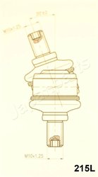 BARA STABILIZATOARE SUSPENSIE JAPANPARTS SI-215L - Compatibil cu TOYOTA