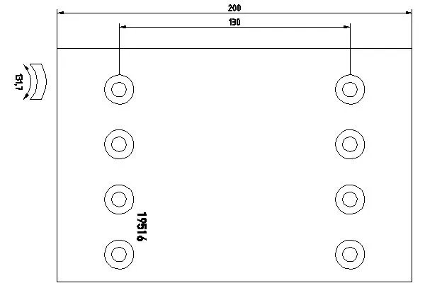 SET GARNITURI DE FRICTIUNE FRANA TAMBUR DON SJ22231B7340 - Piesa auto compatibila cu mai multe marci