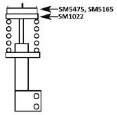 Set reparatie rulment flansa amortizor KYB SM5165