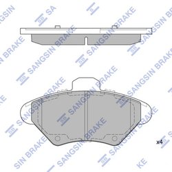 Set placute frana Hi-Q SP1262