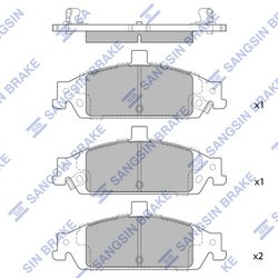 SET PLACUTE FRANA HI-Q SP1269 - Compatibil cu CHEVROLET