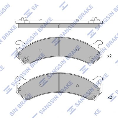 Set placute frana Hi-Q SP1309