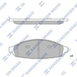 SET PLACUTE FRANA HI-Q SP1334 - Compatibil cu LINCOLN