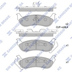 Set placute frana Hi-Q SP1335