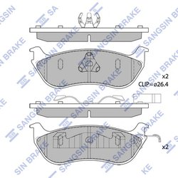Set placute frana Hi-Q SP1339