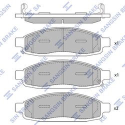 Set placute frana Hi-Q SP1446