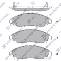 Set placute frana Hi-Q SP1452