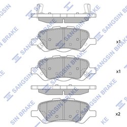 Set placute frana Hi-Q SP1459