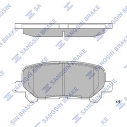 Set placute frana Hi-Q SP1461