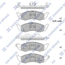 Set placute frana Hi-Q SP1491