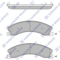 Set placute frana Hi-Q SP1615