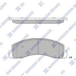 Set placute frana Hi-Q SP1624A