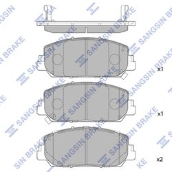 Set placute frana Hi-Q SP1789
