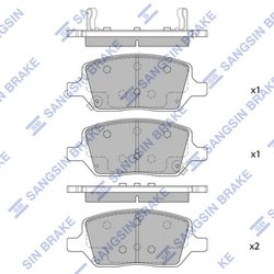 Set placute frana Hi-Q SP2178