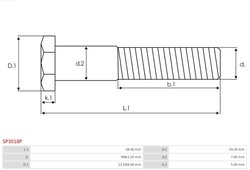 Kit reparatie electromotor AS-PL SP3018P