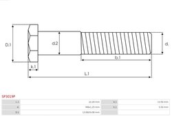 Kit reparatie electromotor AS-PL SP3019P